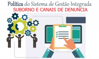 Política De Gestão Integrada - Suborno e Canais de denúncia