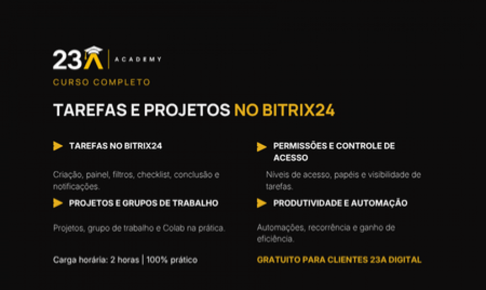 Fundamentos Tarefas e Projetos Bitrix24