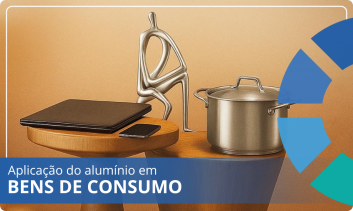 Webinar gratuito ao vivo |  Aplicações do alumínio em bens de consumo