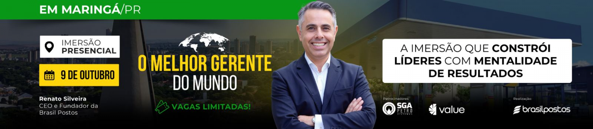 TREINAMENTO MELHOR GERENTE DO MUNDO - PRESENCIAL em MARINGÁ/PR  09/10