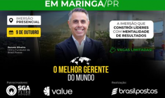 TREINAMENTO MELHOR GERENTE DO MUNDO - PRESENCIAL em MARINGÁ/PR  09/10