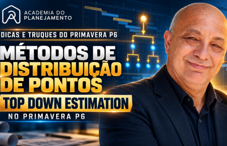 176 – Métodos de Distribuição de Pontos Top Down Estimation no Primavera P6