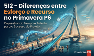 512  Diferenças entre Esforço e Recurso no Primavera P6