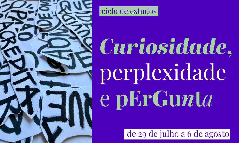 Ciclo de Estudos - Curiosidade, Perplexidade e Pergunta