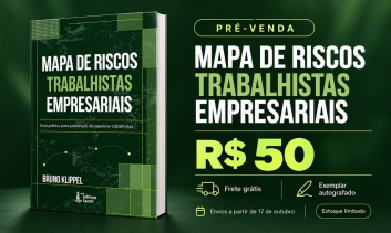 Livro físico Mapa de Riscos Trabalhistas Empresariais