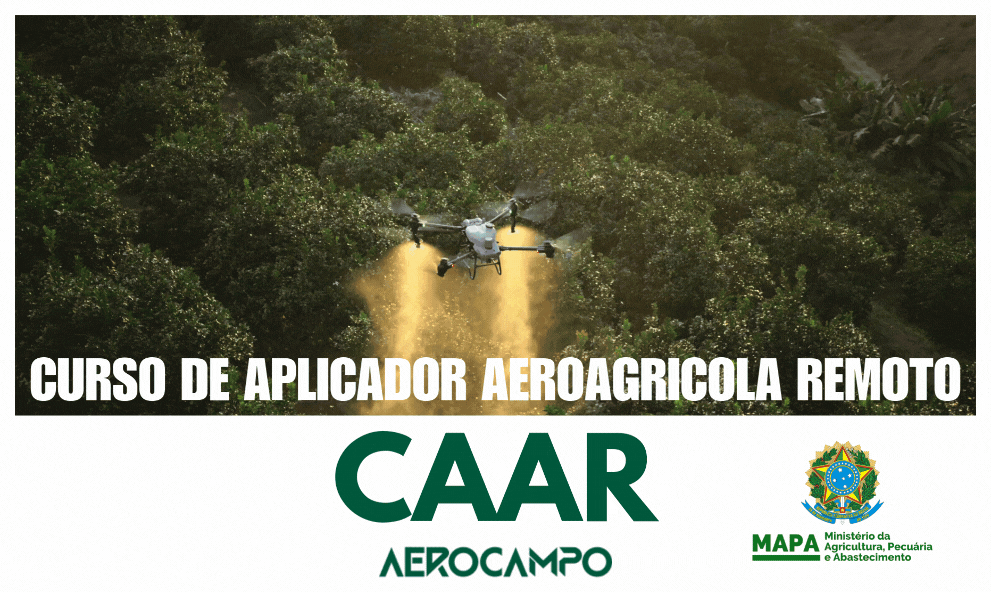 Curso para Aplicação Aeroagrícola Remota - CAAR