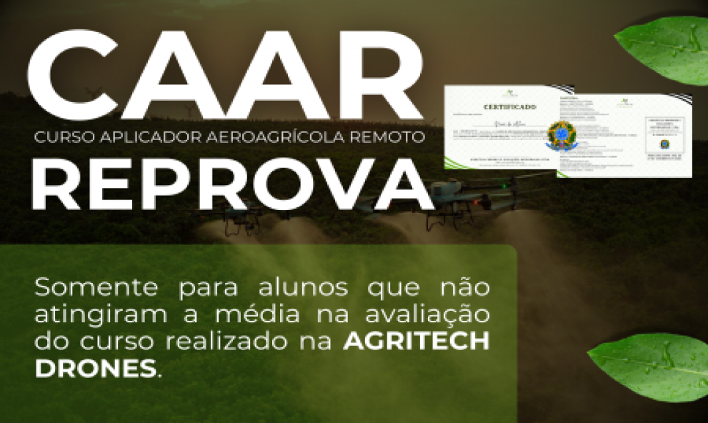 Reprova CAAR - Agritech Drones