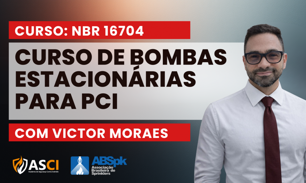 NBR 16704: Curso sobre bombas estacionárias para PCI