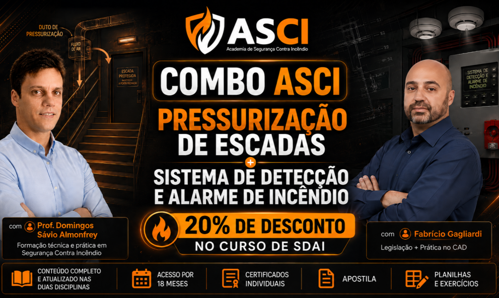 Combo de Escadas Pressurizadas + SDAI