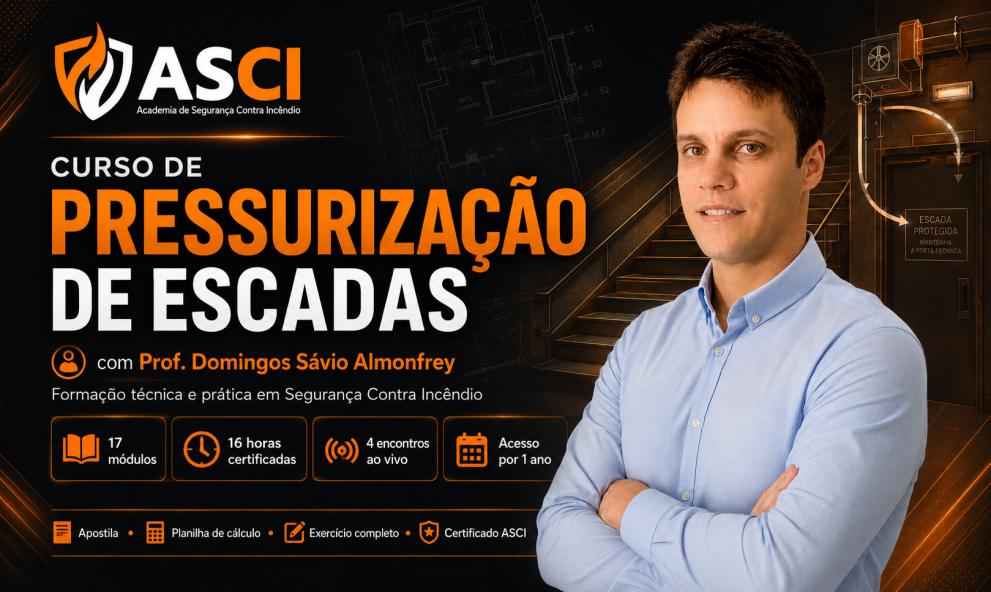 Curso de Escadas Pressurizadas - AO VIVO