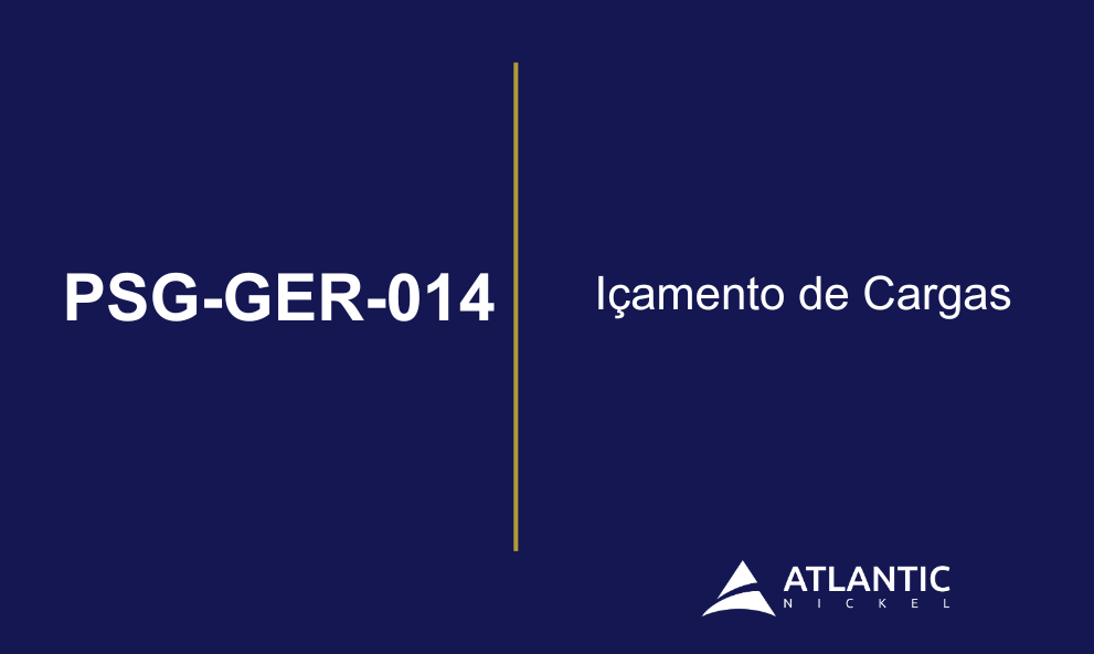 PSG-GER-014 - Içamento de Cargas