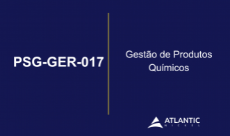 PSG-GER-017 - Gestão de Produtos Químicos