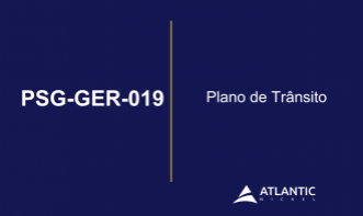 PSG-GER-019 - Plano de Trânsito