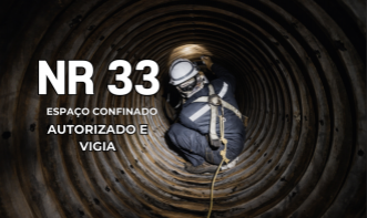 NR 33 - Espaço Confinado - Trabalhador Autorizado e Vigia 2026