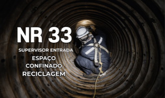 NR 33 - Supervisor de Entrada de Espaço Confinado - Reciclagem 2026