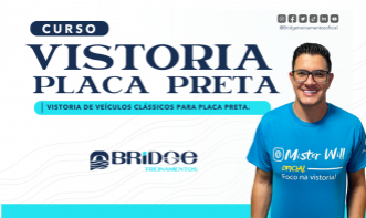 Vistoriador de veículos colecionador - Placa Preta - 26 de setembro de 2026