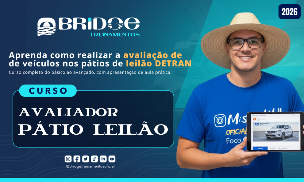 Avaliador de veículos para pátios do DETRAN-SP