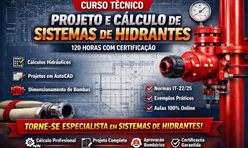 Curso Projeto Técnico Cálculo Hidrante