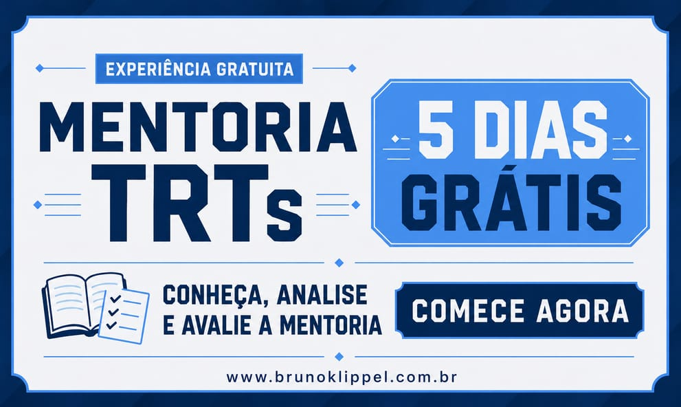 Mentoria TRTs - GRATUITO - 5 dias