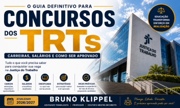 E-book Primeiros Passos para o TRT