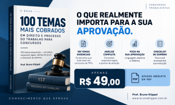 100 Temas mais cobrados em provas de TRTs