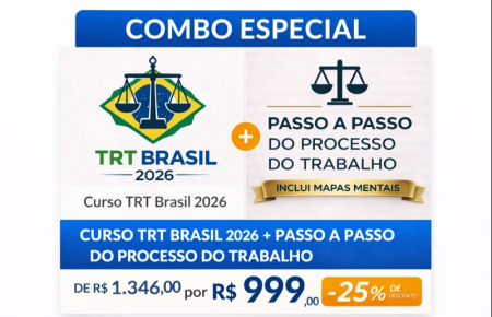 Combo APROVAÇÃO TRTs