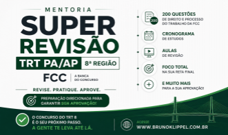 Mentoria Super Revisão TRT PA/AP