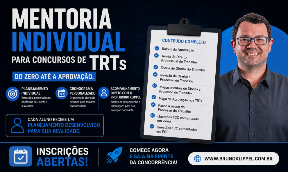 Mentoria Individual para TRTs