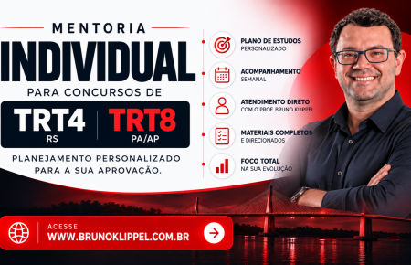 Mentoria Individual para TRT4 e TRT8