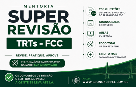 Mentoria Super Revisão TRTs
