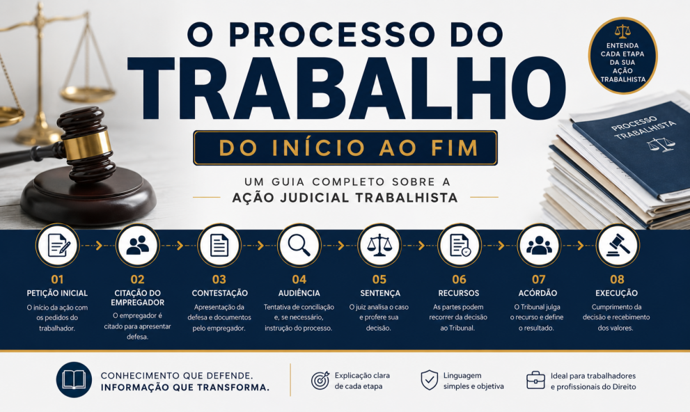 E-book Processo do Trabalho do início ao fim