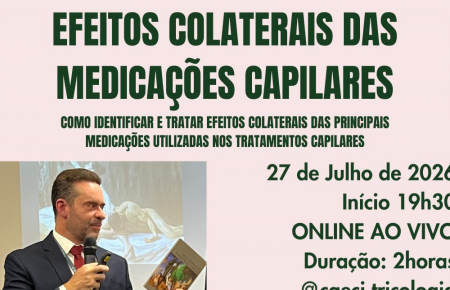 EFEITOS COLATERAIS DAS MEDICAÇÕES CAPILARES
