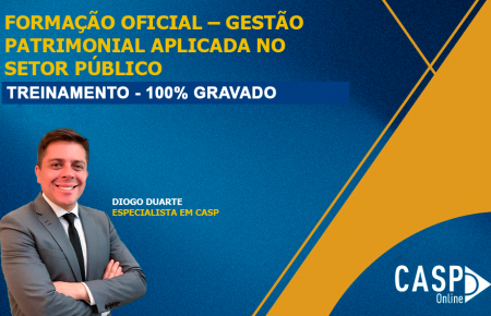 Formação Oficial – Gestão Patrimonial Aplicada no Setor Público - 100% GRAVADO