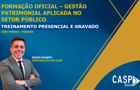 Formação Oficial – Gestão Patrimonial Aplicada no Setor Público - Presencial João Pessoa - PB
