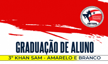 Graduação - 3º KHAN SAM - Prof. Fabrycio Paiva