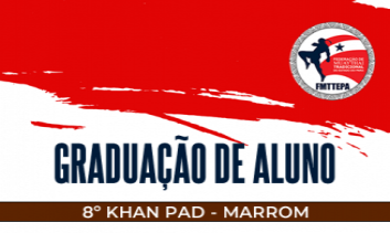 Graduação - 8º KHAN PAD - Instrutora Cleiciane Pimentel