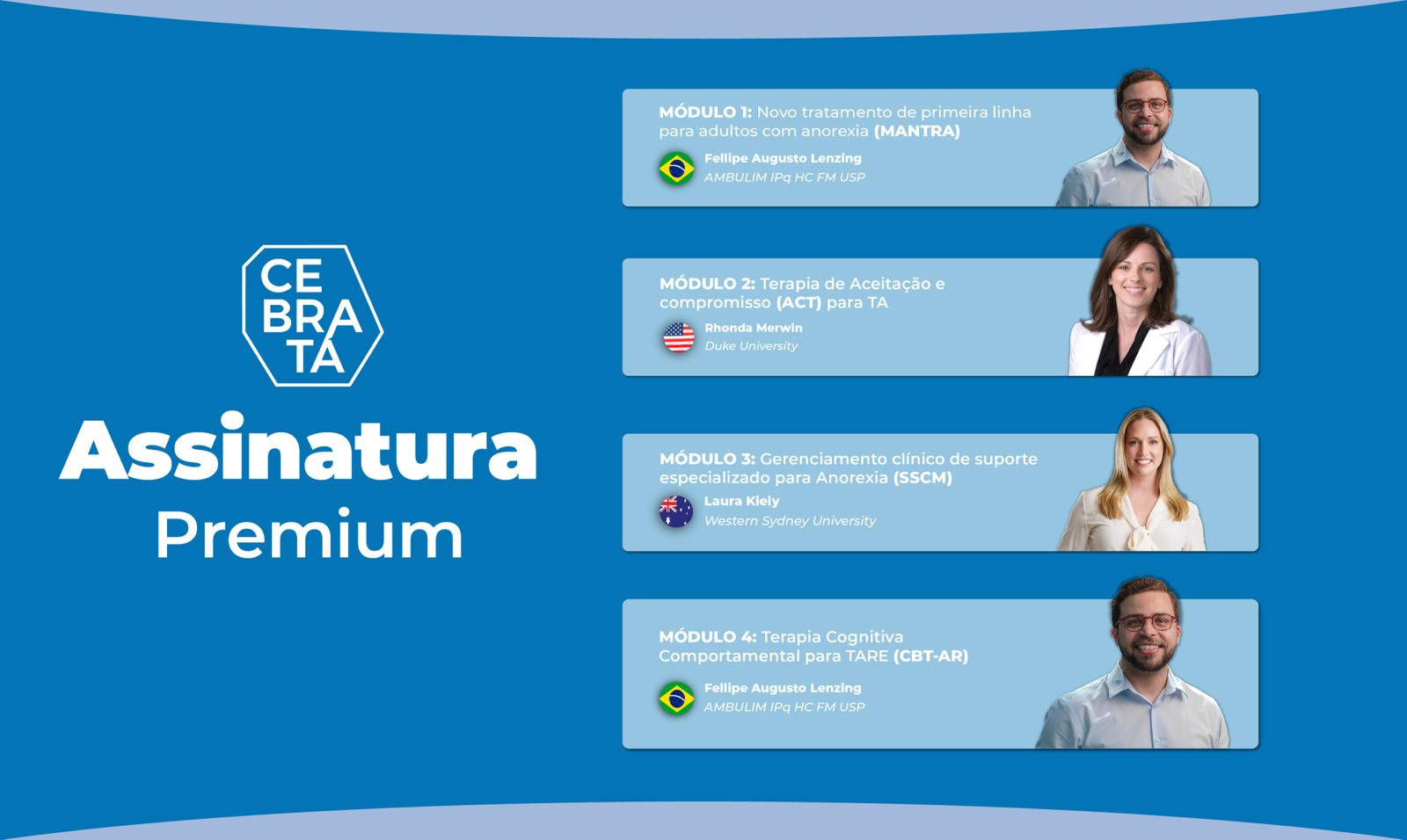 Modalidade Premium - CEBRATA - Centro Brasileiro de Atualização em  Transtornos Al, image size:1600x956