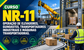 NR 11 - OPERAÇÃO DE ELEVADORES, GUINDASTES, TRANSPORTADORES INDUSTRIAIS E MÁQUINAS TRANSPORTADORAS