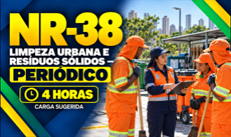 NR 38 - LIMPEZA URBANA E MANEJO DE RESÍDUOS SÓLIDOS - ATUALIZAÇÃO PERIÓDICA (4H)