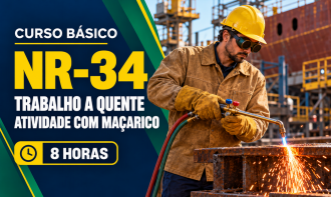 NR 34 - SEGURANÇA NO TRABALHO A QUENTE - ATIVIDADE COM MAÇARICO