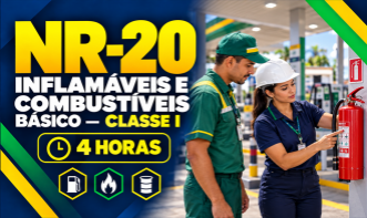 NR 20 - INFLAMÁVEIS E COMBUSTÍVEIS - BÁSICO CLASSE I (4H)