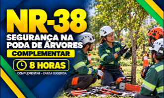 NR 38 - SEGURANÇA NA PODA DE ÁRVORES - CONTEÚDO COMPLEMENTAR (8H)