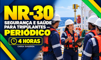 NR 30 - SEGURANÇA E SAÚDE PARA TRIPULANTES - ATUALIZAÇÃO PERIÓDICA (4H)