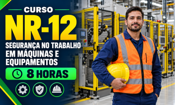 NR 12 - SEGURANÇA NO TRABALHO EM MÁQUINAS, EQUIPAMENTOS E FERRAMENTAS ELÉTRICAS BÁSICO (8H)