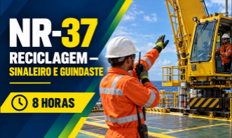 NR 37 - RECICLAGEM EVENTUAL PARA SINALEIRO E OPERADOR DE GUINDASTE EM PLATAFORMAS (8H)