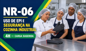 NR 06 - EPI E SEGURANÇA NA COZINHA INDUSTRIAL (4H)