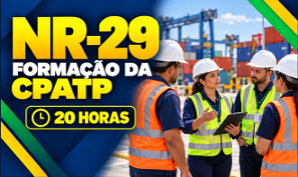 NR 29 - FORMAÇÃO DA CPATP - COMISSÃO DE PREVENÇÃO DE ACIDENTES NO TRABALHO PORTUÁRIO (20H)