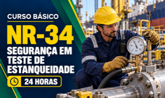 NR 34 - CURSO BÁSICO DE SEGURANÇA EM TESTE DE ESTANQUEIDADE