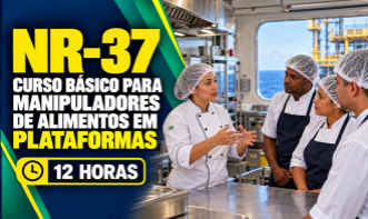 NR-37 - CURSO BÁSICO PARA MANIPULADORES DE ALIMENTOS EM PLATAFORMAS