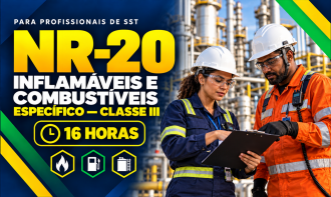 NR 20 - INFLAMÁVEIS E COMBUSTÍVEIS - ESPECÍFICO CLASSE III (16H)